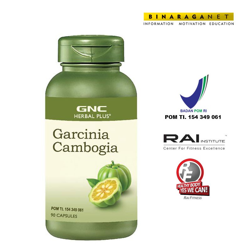 GNC Herbal Plus Garcinia Cambogia 90 Kapsul, Pengiriman Khusus via JNE