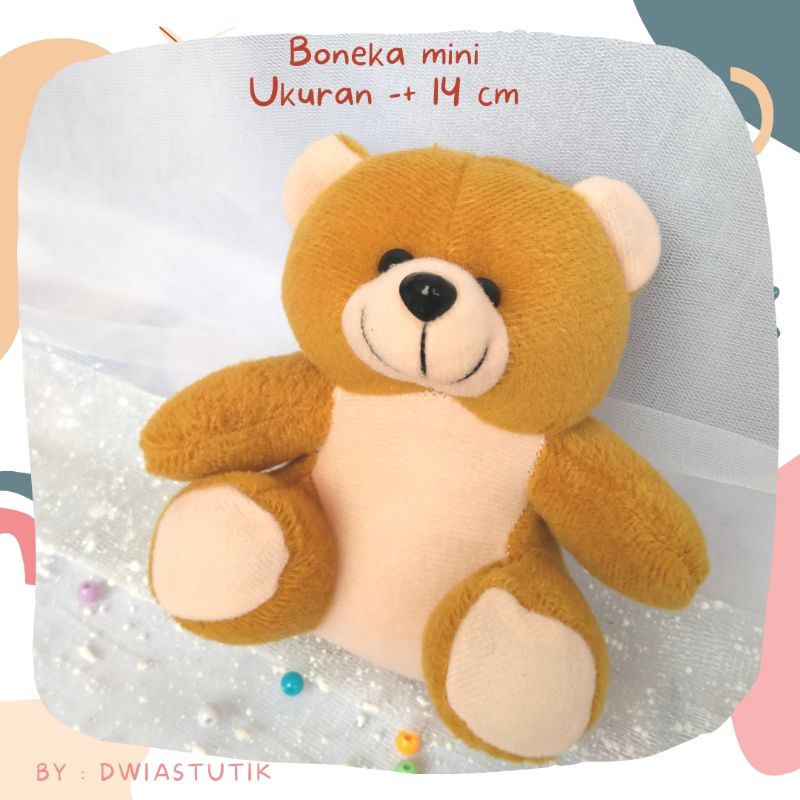 BONEKA MINI HADIAH KADO MURAH / BONEKA BUKET / BONEKA HAMPERS KADO WISUDA ULANG TAHUN