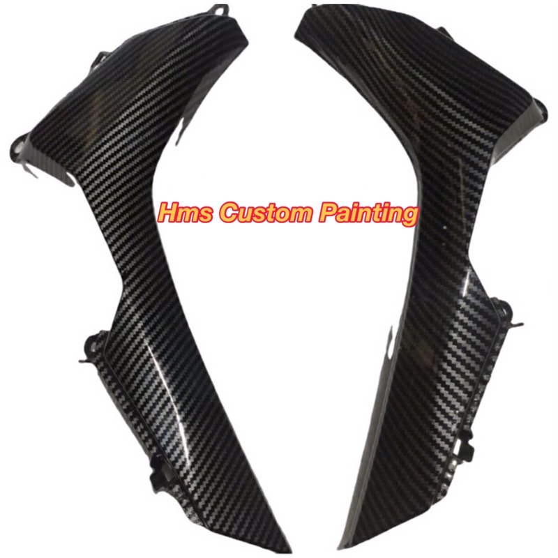 SAMBUNGAN COVER LIS LIST GARNIS GARNISH SAYAP SAMPING LAMPU DEPAN KIRI KANAN VARIO 125 150 LED NEW 2