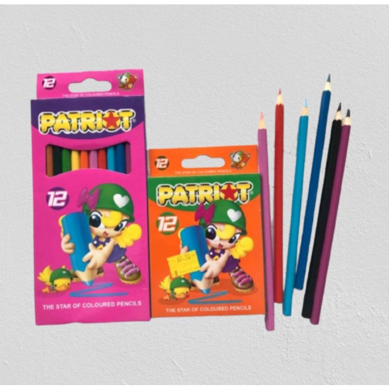 

Pencil Gambar Anak PAUD/TK, SD Patriot Per Pack isi 12 Pc