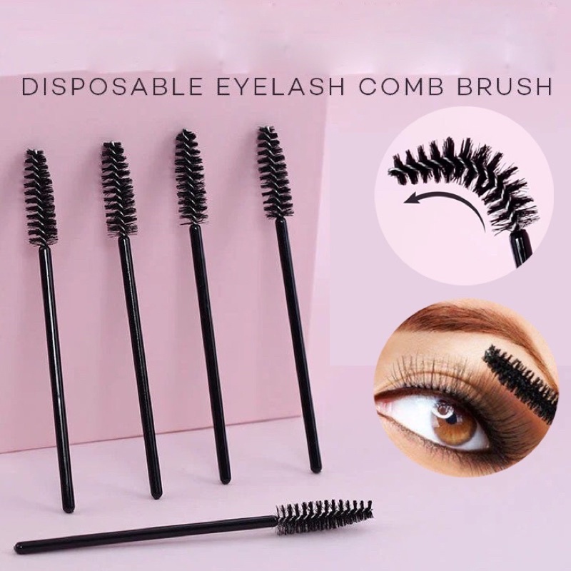 Mascara Wand - Mascara Brush - Mini Eyelash Screw Brush Soft Eyelash Lashes Extension Brush [A31]