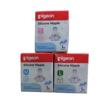 DOT PIGEON SILICONE NIPPLE L / DOT BAYI PIGEON L / EMPENG BAYI PIGEON