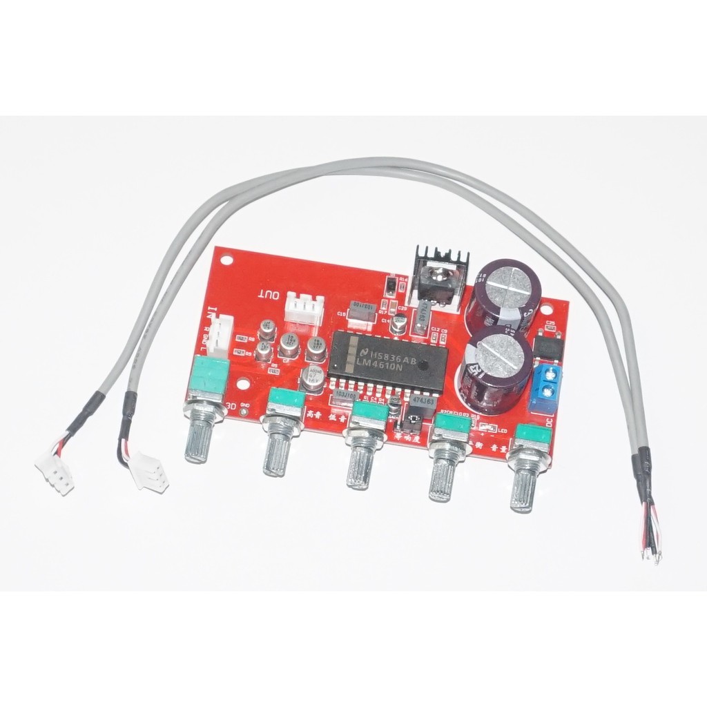 LM4610 Tone Control Board with 3D Surround