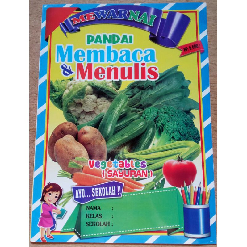 

BUKU MEWARNAI ANAK SAYURAN/VEGETABLES