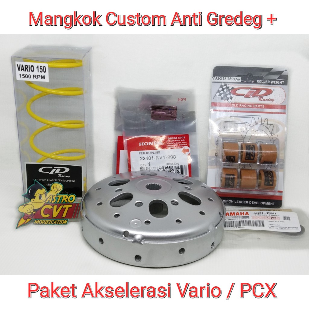 Mangkok Anti Gredeg Akselerasi Vario 125 Vario 150 Pcx 150 Lokal