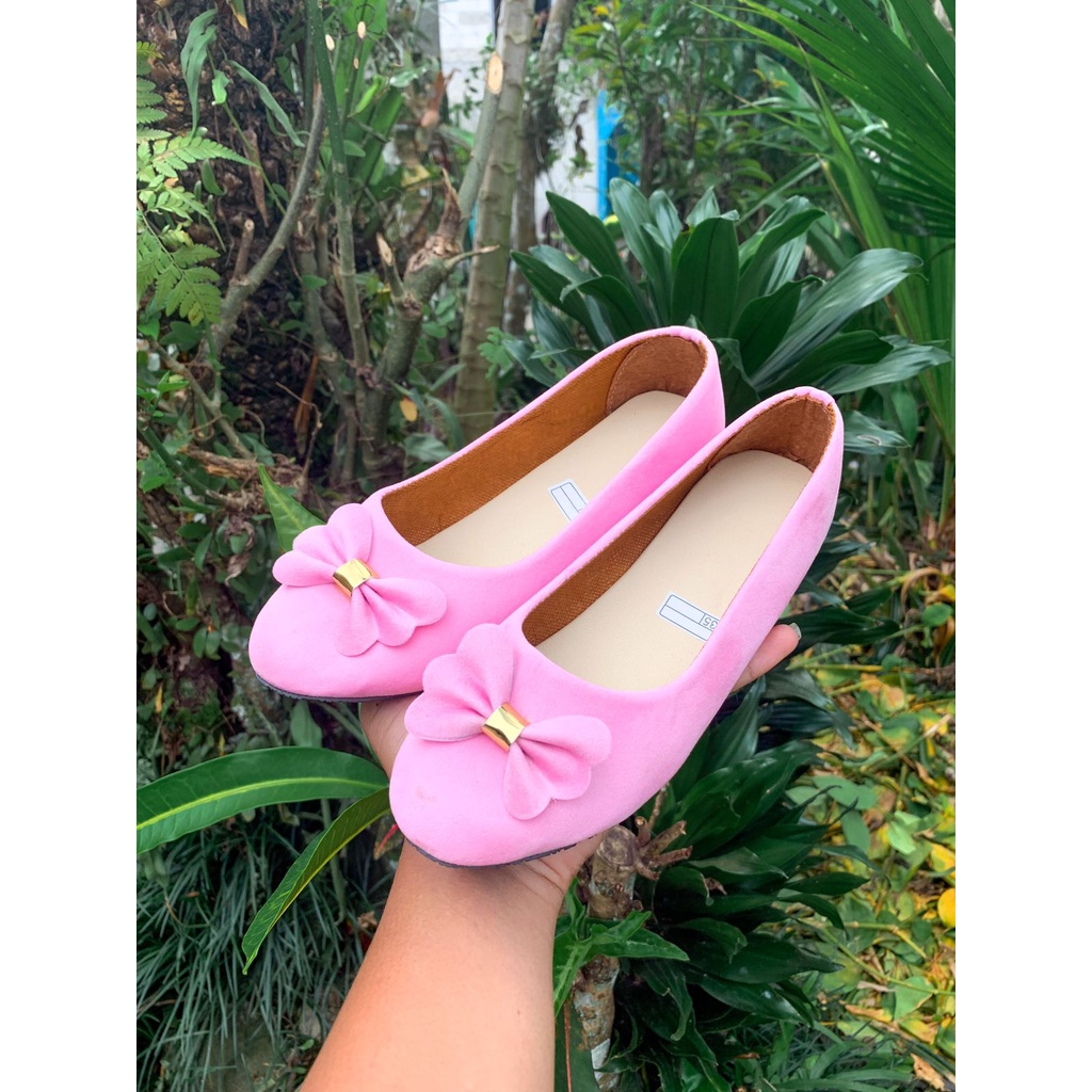 Promo flatshoes anak pita mutiara