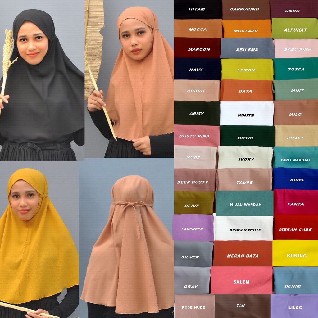 Hijab Instan Bergo Maryam Diamond