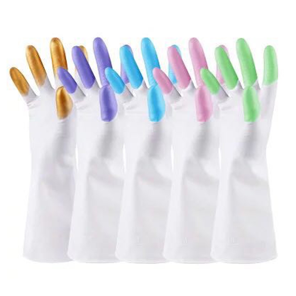 ❤GTB❤ Sarung tangan karet cuci piring anti air Rubber glove murah R738 R739