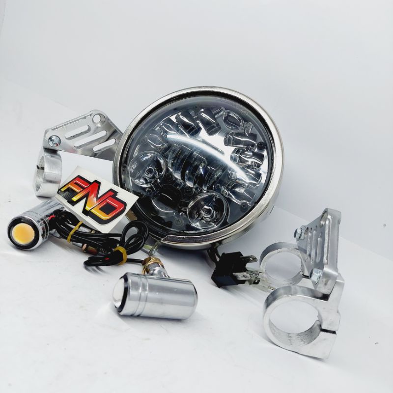 lampu daymaker 19 led 5.75 inci usa inc blackbird pnp batok l2g vanvan yl pece tirev ninja tiger