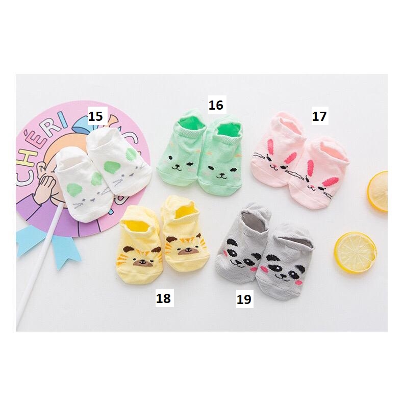 ☀ INDOLAND ☀ R149 Kaos Kaki Anak Bayi Korea Kaos Kaki Anti Slip Lici Bayi 3D Cute Animal BreaThable