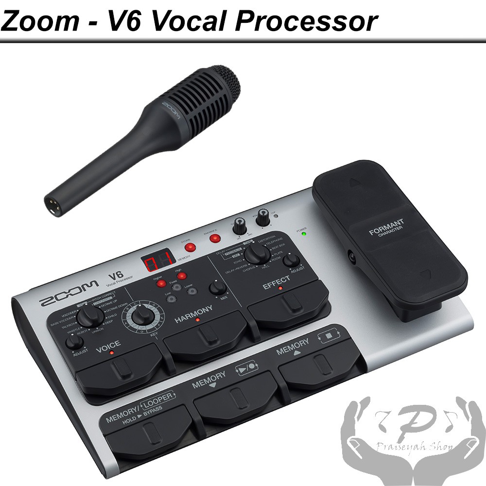 Zoom V6 Vocal Processor Effect Pedal Singer V 6 Original