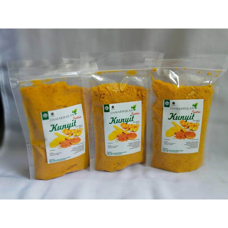 

kunyit bubuk instan obat herbal untuk mengatasi maag 200 gram