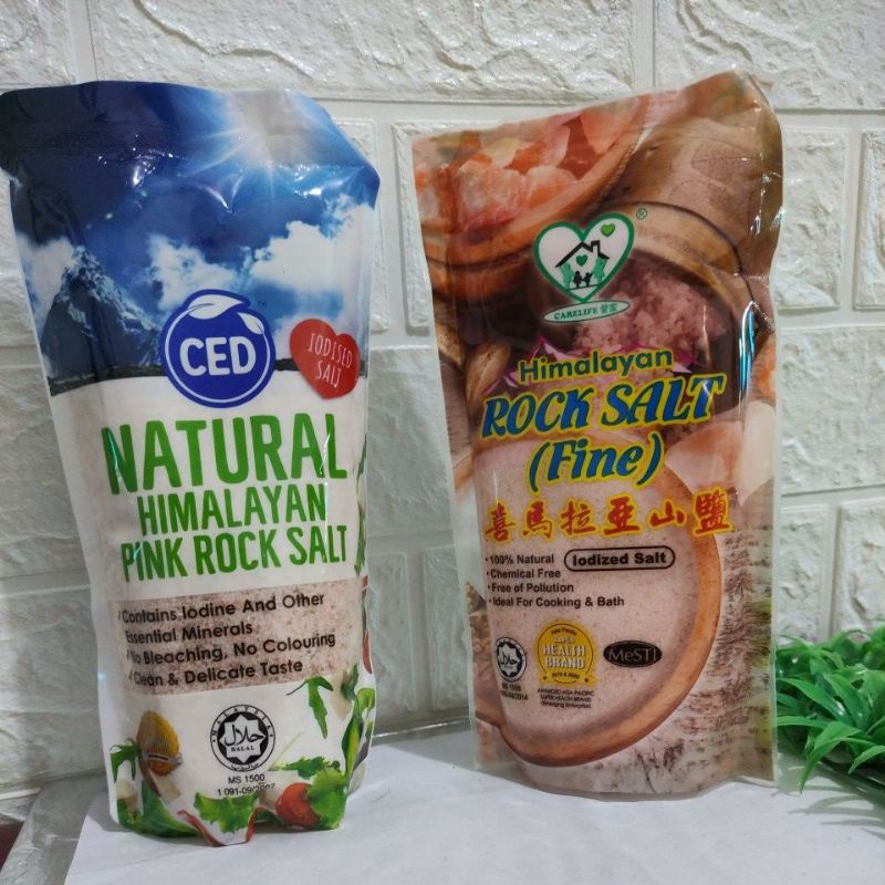 

Himalayan Pink Rock Salt 500gram CED Natural Himalaya Garam