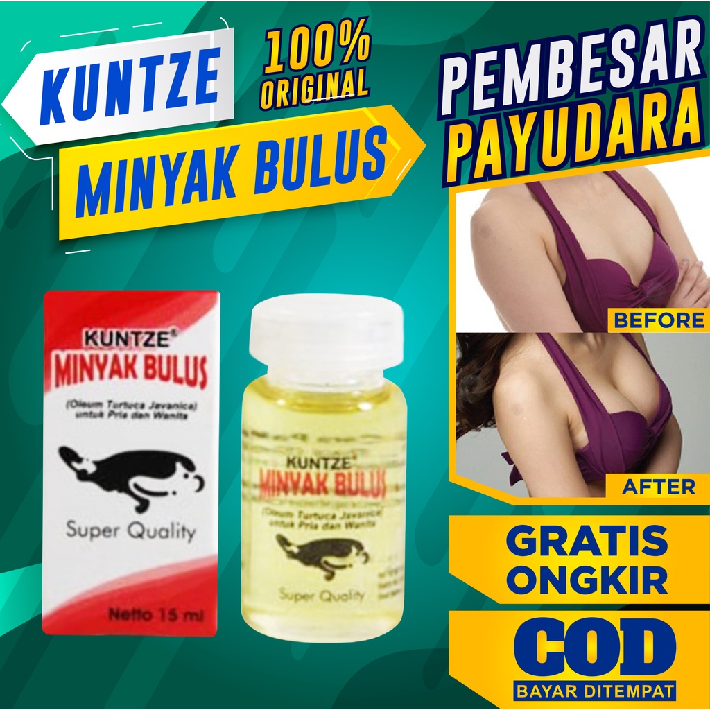 KUNTZE MINYAK BULUS ORIGINAL - MINYAK BULUS KUNTZE BPOM PEMBESAR PAYUDARA ORIGINAL MINYAK BULUS PUTIH