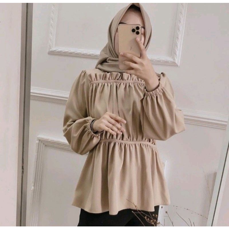 KEMEJA MEGAN / KEMEJA RAYON / VIENA BLOUSE / BLOUSE WANITA /  ATASAN WANITA