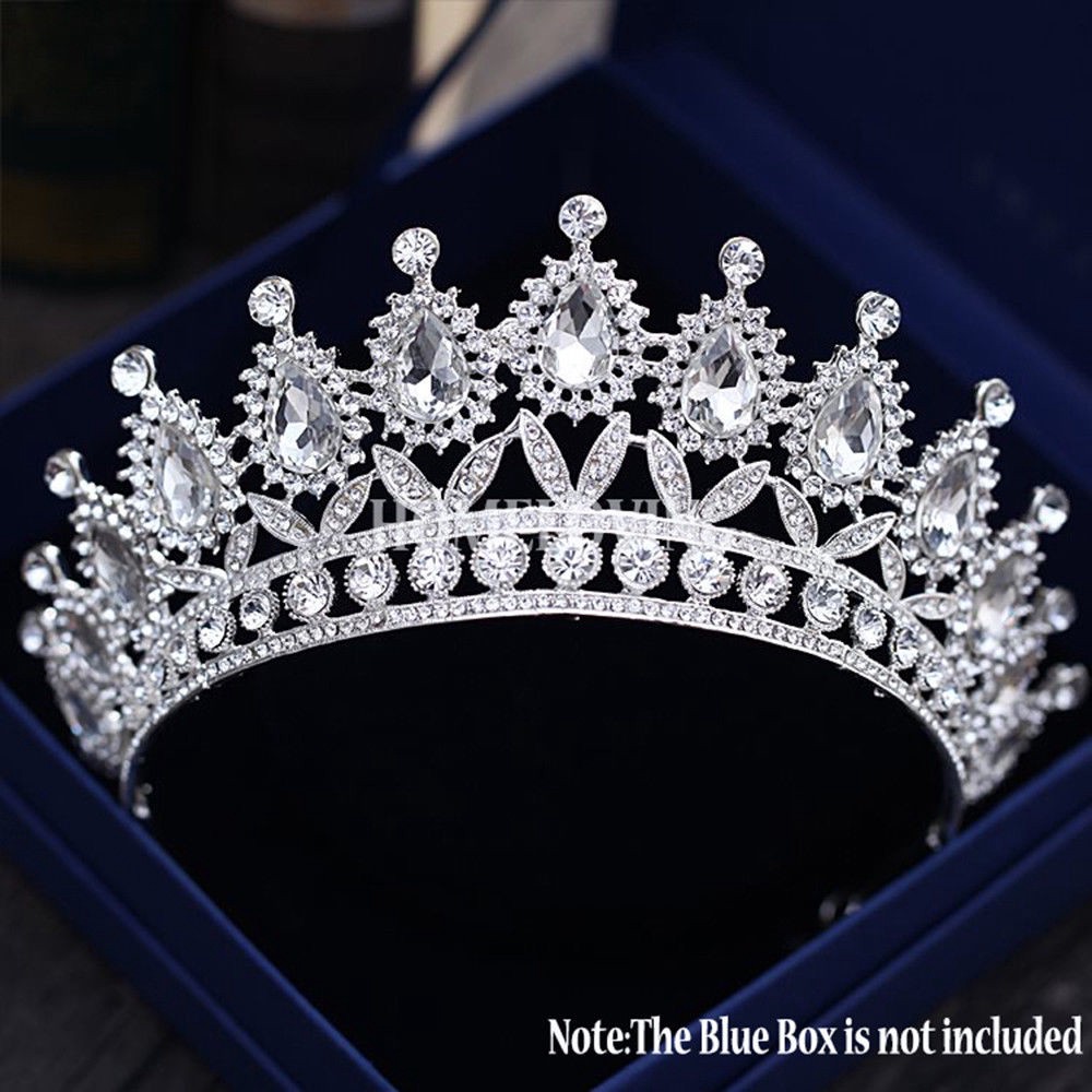 Rhinestone Crystal Wedding Crown Bride Tiara Princess Queen Diadem