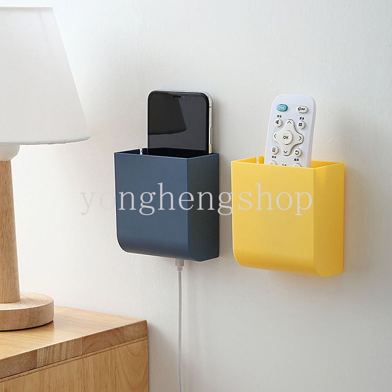 Rak Holder Penyimpanan Remote Control TV / Handphone Multifungsi Untuk Dinding Rumah