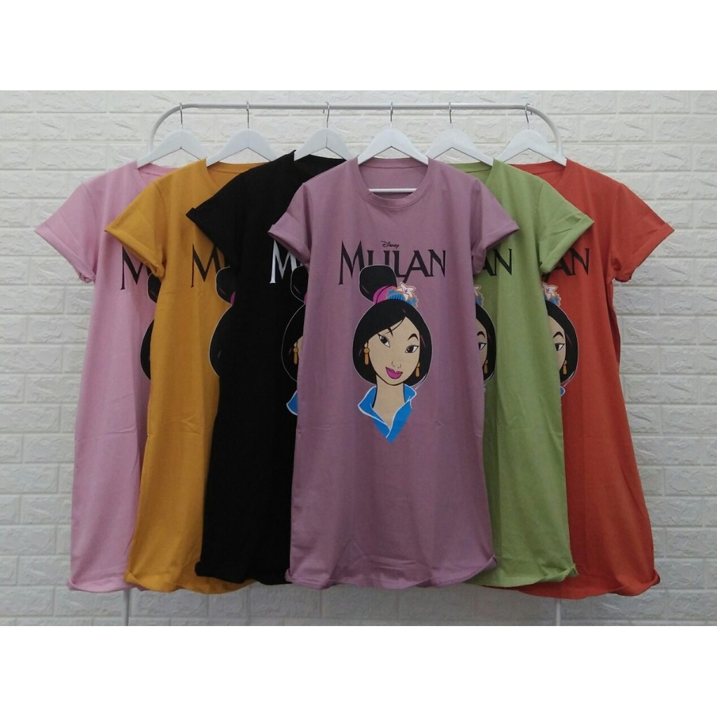 Dress Oreenjy LD 120 Katun Jumbo Motif Mulan