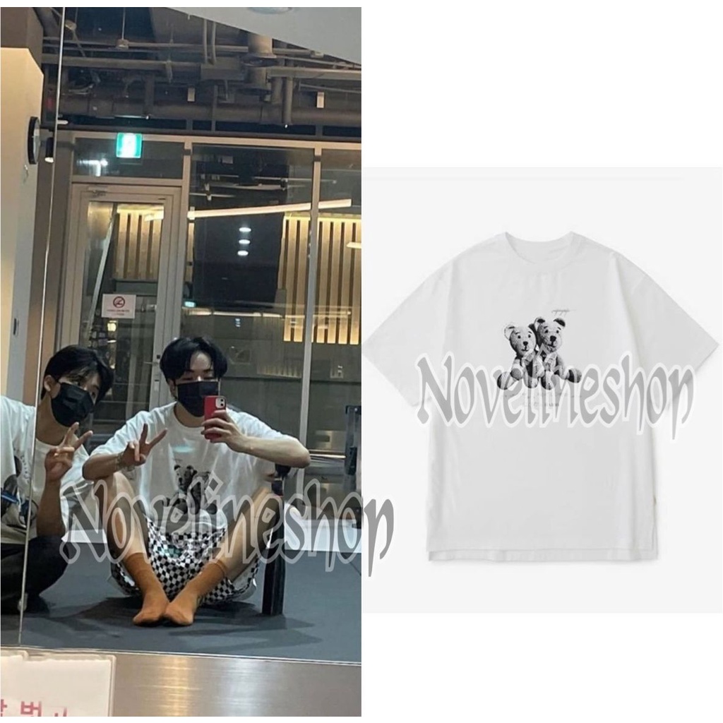 TSHIRT KPOP KAOS TREASURE JAEHYUK OUTFIT VASTIC HARRY BEAR PREMIUM COTTON COMBED 30S