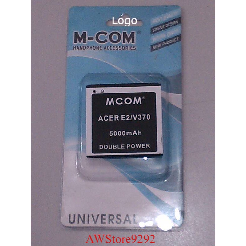 Mcom Battery Batre Baterai Double Power Mcom Acer Liquid E2 V370 JD-2012-JLQU-P-C11M-001