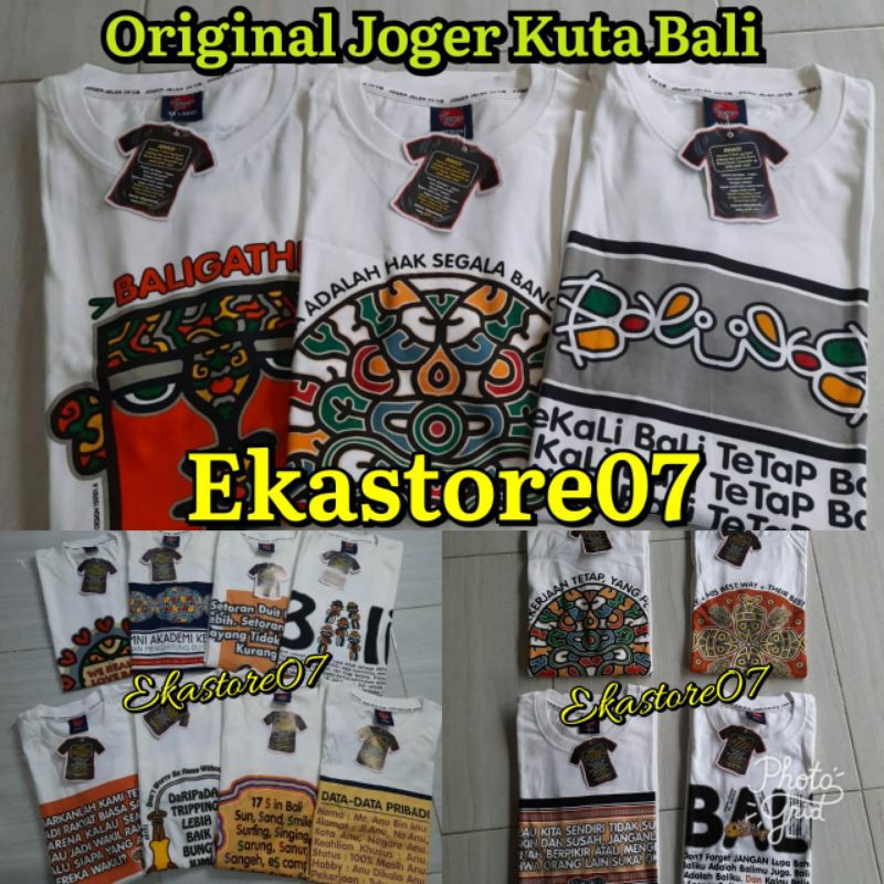 KAOS JOGER BALI Dewasa ORIGINAL READY size XXS Xs S M dan KAOS JOGER BALI Dewasa ORIGINAL READY size XXS Xs S M dan
