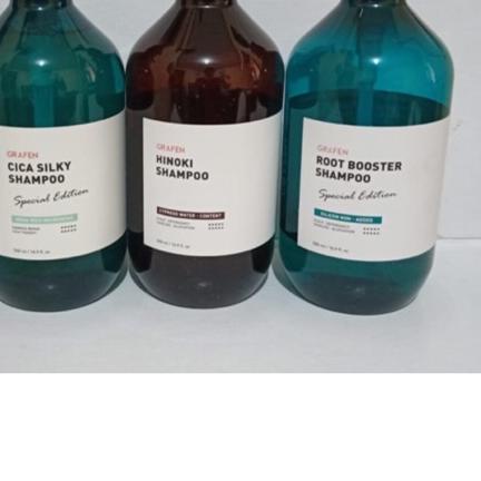 ۞ Share Grafen Root Booster Shampoo Grafen Hinoki Shampoo Grafen Remover Grafen Cica Shampoo ℗