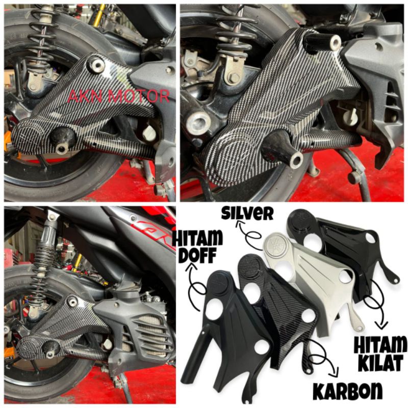 Cover swing arm aerox old aerox new tutup swing arm karbon aerox old new