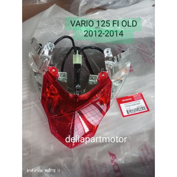 LAMPU BELAKANG KOMBINASI LAMPU STOP VARIO 125 FI OLD ORI HONDA 3370A-KZR-602