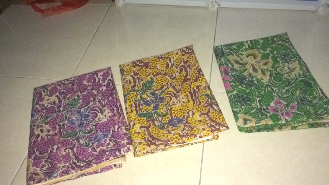 Sarung Murah Bagus  Batik Wanita Cap Cent Sudah Jahit Siap Pakai