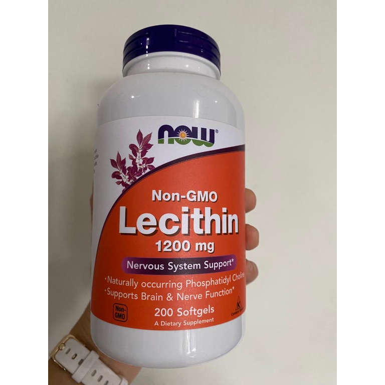 Now Foods Sunflower Lecithin Lecitin1200mg 200 Softgels