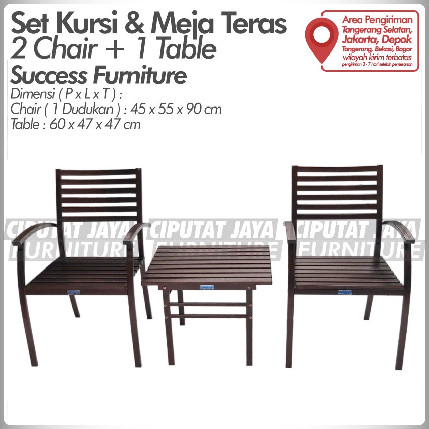Kursi Teras Besi & Meja Teras Besi Success Furniture