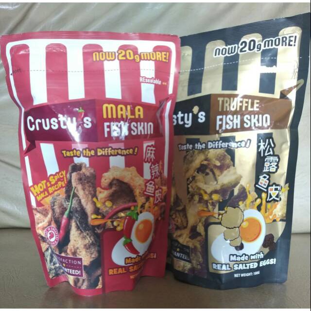 

Crusty's Fish Skin Salted Eggs 100g