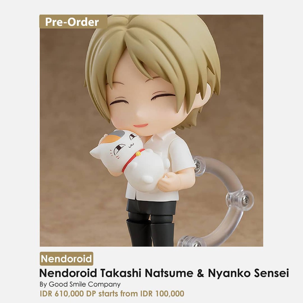 Pre-Order Nendoroid Takashi Natsume & Nyanko Sensei