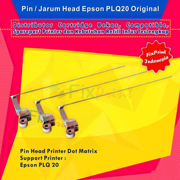 Pin Jarum Printhead Epson PLQ 20 PLQ90K PLQ30K Jarum Print Head PLQ20 PLQ90K PLQ30K PLQ-20 PLQ-22