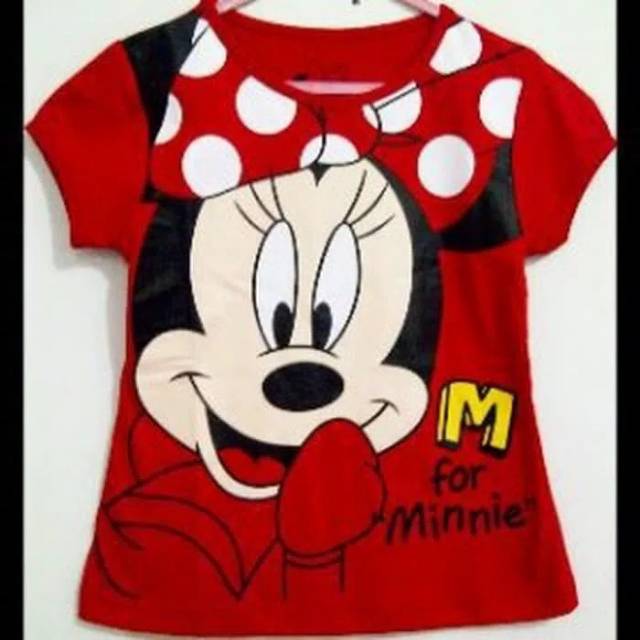 Kaos minnie mouse Anak