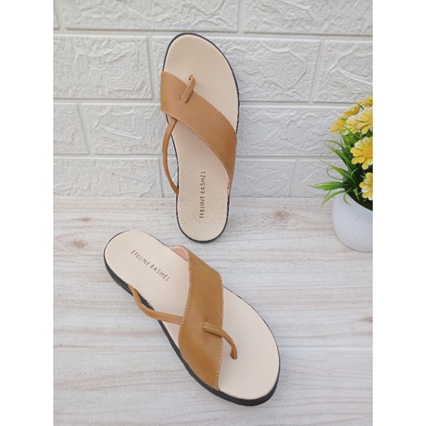 Sandal wanita flat japit slempang