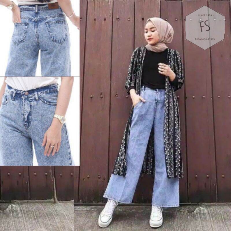 PROMO  KULOT JEANS SYAKIRA / MEISHA KULOT
