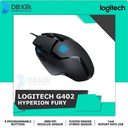 Logitech G402 Hyperion Fury Gaming Mouse