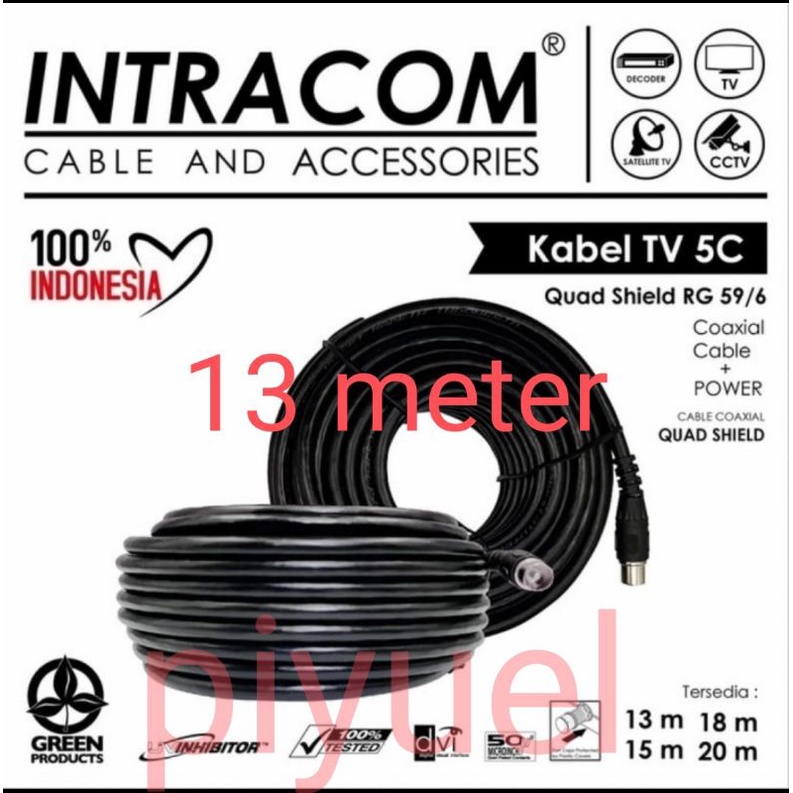 Kabel antena 13 meter intracom