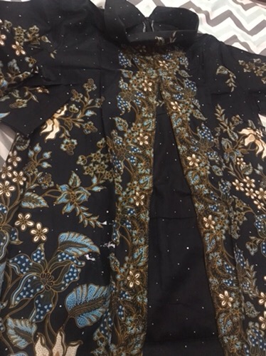 Tunik Batik Reina  Motiv Bunga Bahan Katun Primisima Unggul Jaya Ukuran All Size Ld 105 Cm