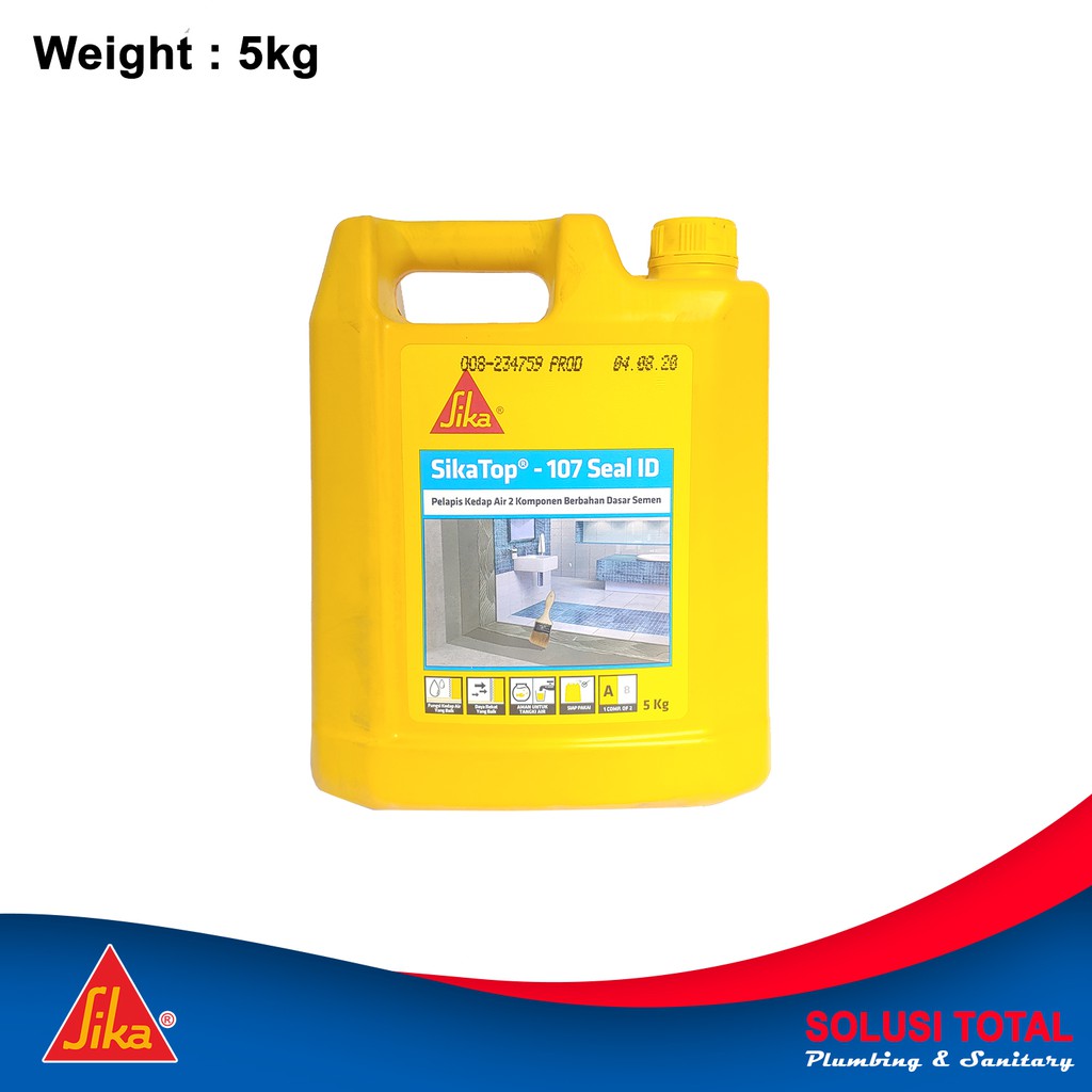 SikaTop 107 Cairan Saja Liquid Tanpa Semen 5Kg Sika Top