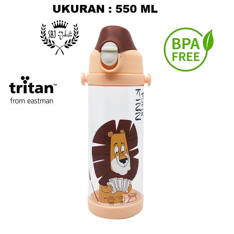 BOTOL MINUM DILLER DIYI TERMOS PLASTIK ANAK TRITAN 100% BPA FREE 550 ML