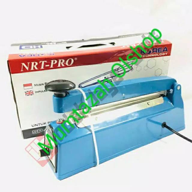 NRT-PRO Impulse Sealer 20 cm - Alat Mesin Pres Plastik Kemasan Press
