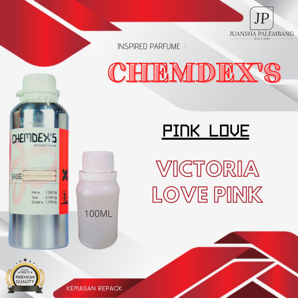 BIBT PARFUM MURNI |PINK LOVE / VICTORIA LOVE PINK | CHEMDEX | REPACK | 100 ML