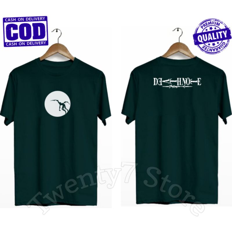Baju Kaos Death Note anime Kaos Death Note Ryuk cowok Cewek
