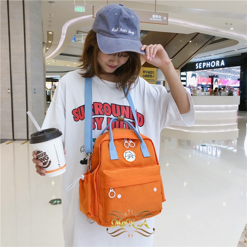 [M.TOYS] Tas Wanita Import Sekolah/Kuliah Hangout Outdoor Backpack Trendy Korea - RANSEL JENNIE 136