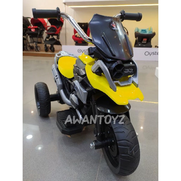 Motor Aki Anak BMW Yellow