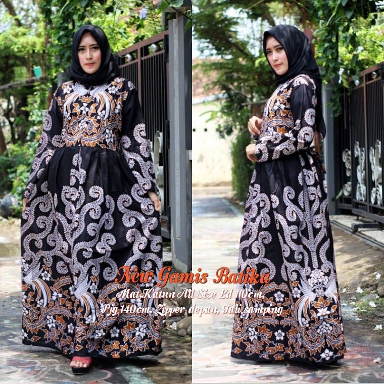 GROSIR BATIK NEW GAMIS BATIKA