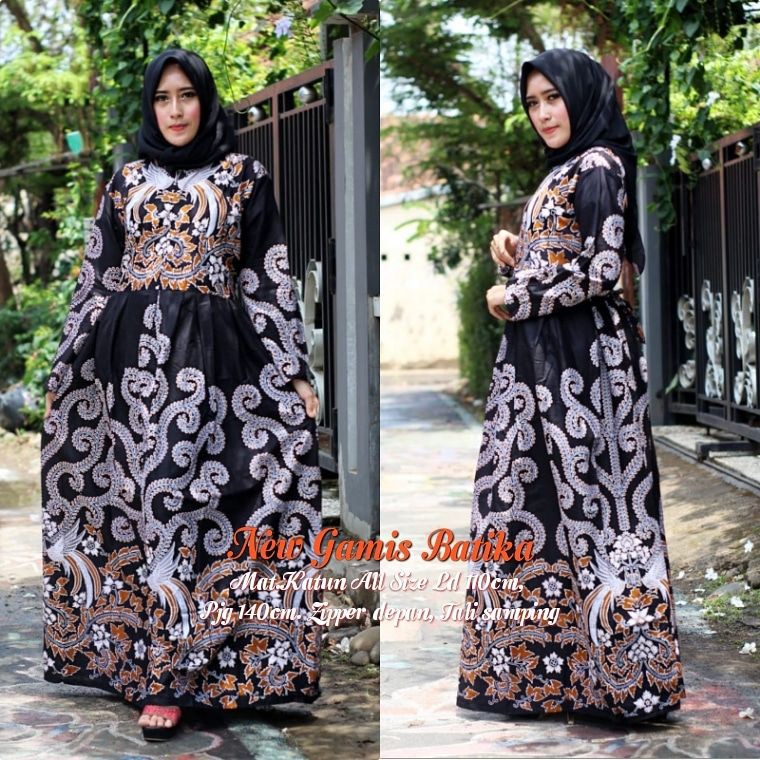 GROSIR BATIK NEW GAMIS BATIKA