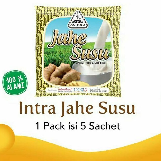 

Intra Jahe Susu (1 pack isi 5 sachet)